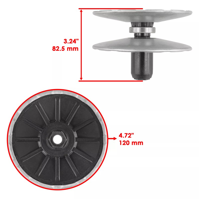 For John Deere Secondary Transmission Variator Pulley For John Deere
