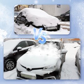 ZOIBV Car Windscreen Cover Suitable for All Large SUVs, Some Vans/Trucks Such As VW Transporter, Fiat Ducato, Mercedes V-KLASSE/Sprinter Car Windshield Cover -Protects Against Frost, Snow And Dust