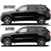 SlickMod Chrome Delete Blackout Vinyl Overlay for 2011-2021 Jeep Grand