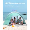 OutdoorMaster Beach Tent for 3/4 Person - Easy Setup Sun