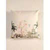 Glamm Texa Home Decor White Elephant Cushion Covers Set Of