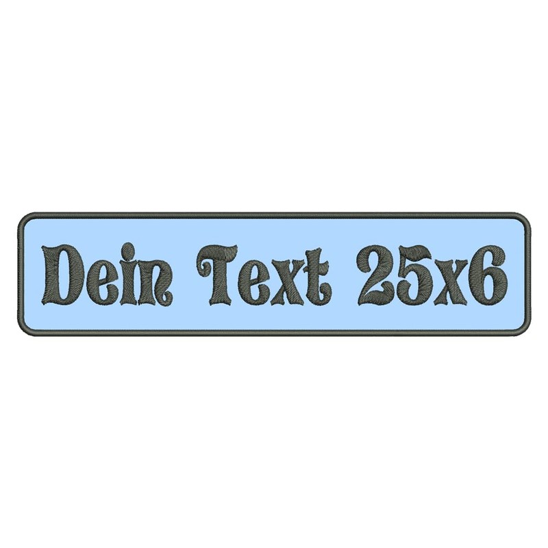 Rec2 Rectangular Patch for Your Desired Text – Many Colours