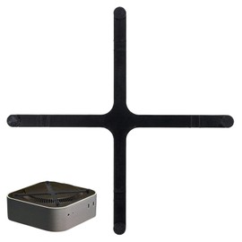 Gosknor Ständer Power-Button-Basis für Mac mini, Dockingstation Kühlender Desktop-Halter Wichtiges Zubehör für 2024 Mac mini M4 und M4 Pro, Einfaches An- und Ausschalten (Schwarz)