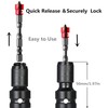 TA-VIGOR 2Pcs Nut Setter Driver Drill Bit Set, 1/4 inch