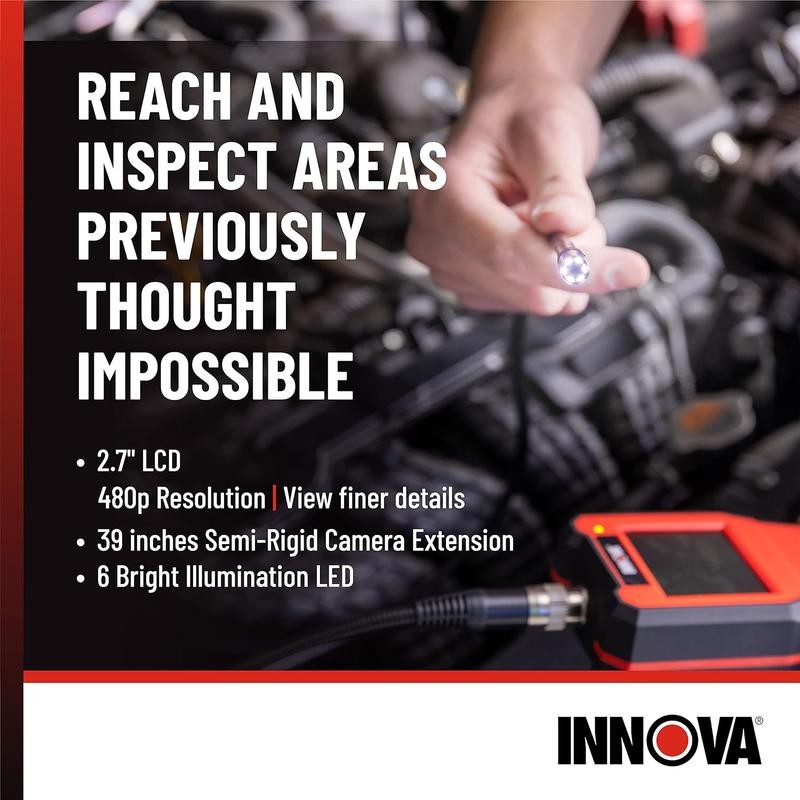 Innova 3380 Borescope Inspection Camera - Handheld 2.7" LCD with