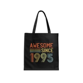DCG PRINTWEAR Reusable Canvas 30th Birthday Tote Bag – Novelty “30 Today” Gift for Men & Women Born in 1995 | Party Favor, Grocery, Books & Beach Bag | Eco‑Friendly