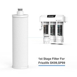Frizzlife UPDATED M3001 Replacement Filter Cartridge (S) - Sediment Filter Cartridge - 1st Stage For SK99, SP99, SK99 NEW, and SP99 NEW Water Filter System