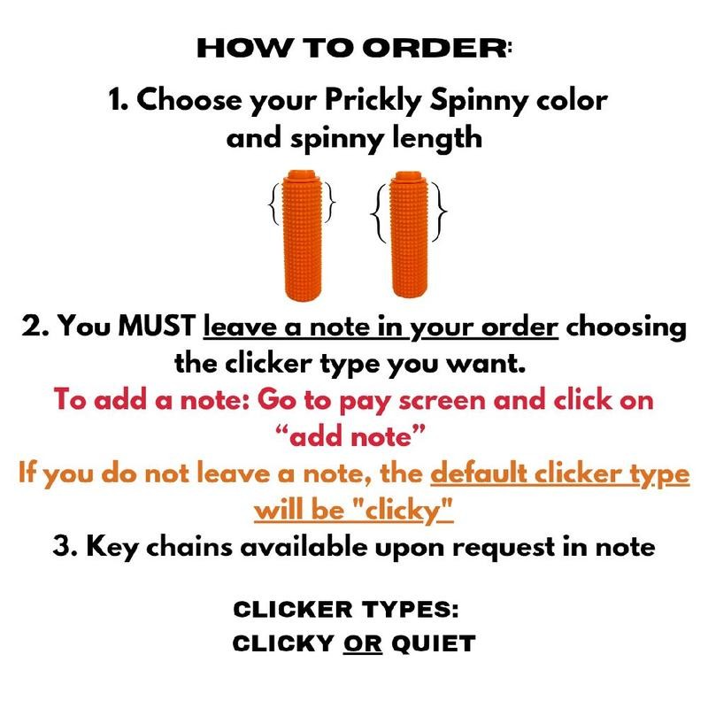 Prickly Spinny Click – Spiky Spinner Fidget | Clicky Button