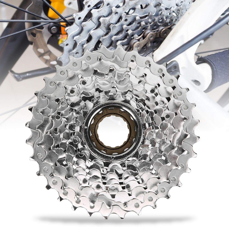 Alomejor 9 Speed Threaded Flywheel Mountain Bike Freewheel Direct Replace