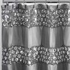 Zahari Home Sinatra Bathroom Shower Curtain Glamorous Bling Fabric Shower