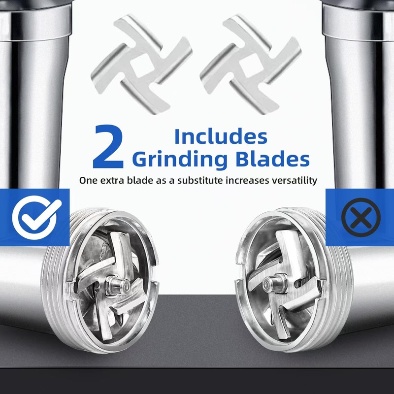 Sinyder Electric Meat Grinder,3000 Max Heavy Duty Stainless Steel Meat