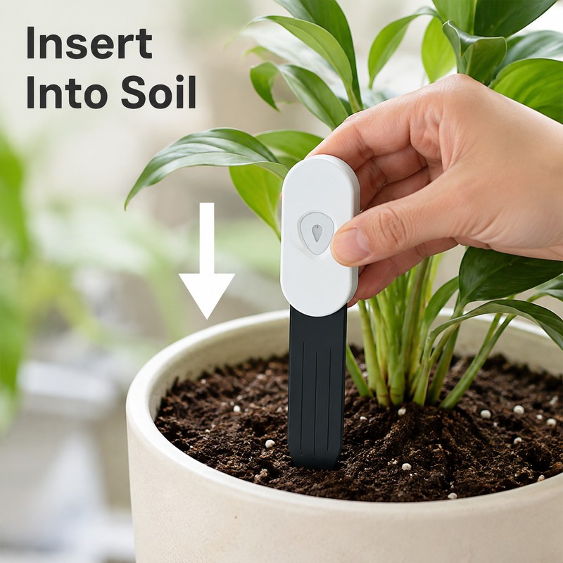 Smart ZigBee Soil Moisture Sensor for Garden Irrigation – Temperature