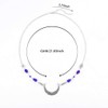 Tgirls Boho Crescent Moon Diademas de vidrio cadena de cabeza