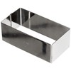 Ibili 722712 Speisering rechteckig Edelstahl,12x6x4,5 cm