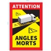 Mychicels 60 x Blind Spot Stickers Laminated UV Protection Truck