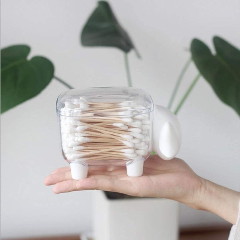 Mini Cotton Buds Storage Box Swab Holder Cosmetic Cotton Toothpick