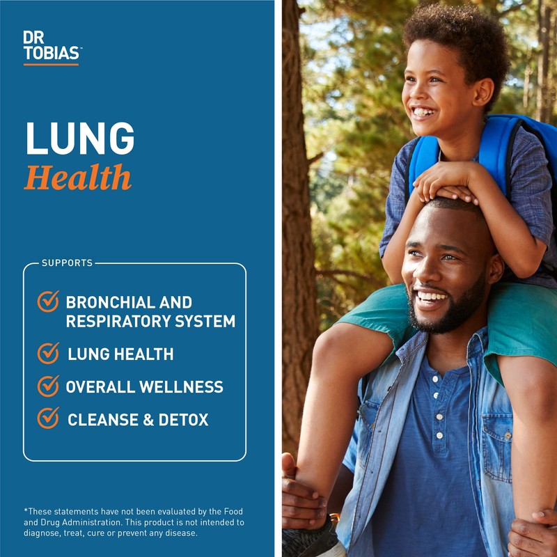 Dr. Tobias Lung Health Supplement with Vitamin C, Butterbur, Quercetin