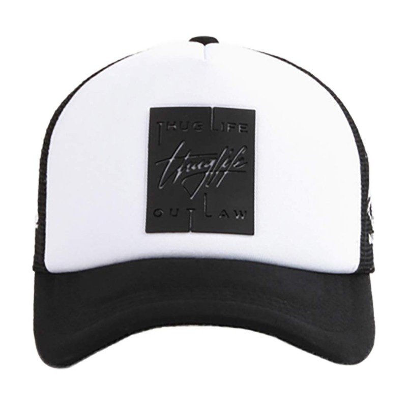 Thuglife Rubber Box Patch Sport Outdoor Kpop Mesh Baseball Cap