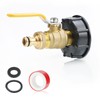 drado IBC Ball Valve with Plug-In System with Brass Ball