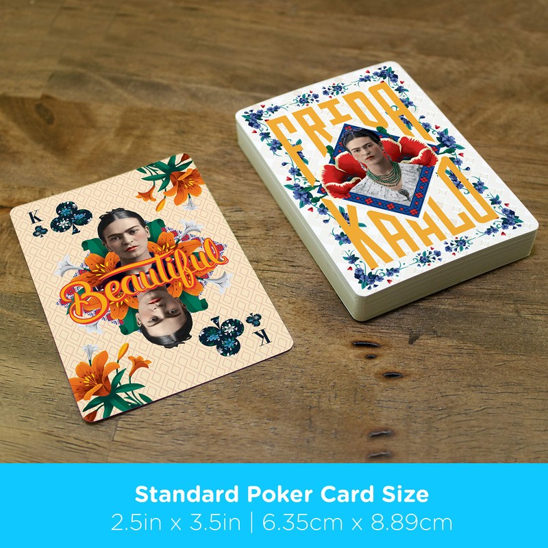 Aquarius Frida Kahlo Set of 52 Playing Cards + Joker