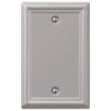 AmerTac 149BBN Amerelle Chelsea Blank Steel Wallplate in Brushed Nickel