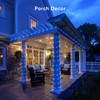 JMEXSUSS 2 Pack 100 LED Solar Rope Lights, IP65 Solar