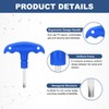 sourcing map 2pcs Golf Spike Wrench Tool 4.3mm Golf Torque