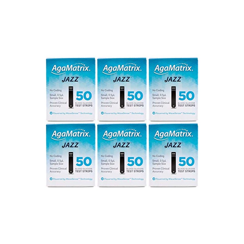WaveSense JAZZ Test Strips - 50 Pack