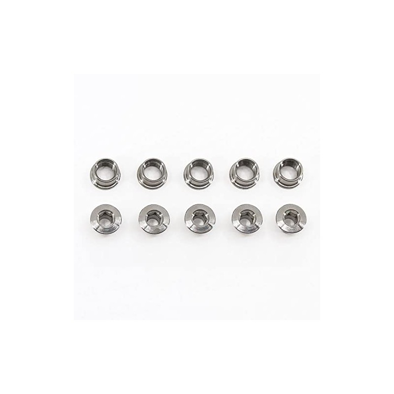 BMX Racing Race Titanium Chainring Bolts 5pk MTB Bicycle Single/Double