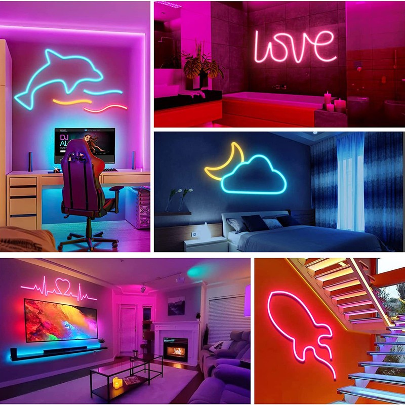 Flexible LED Lights Waterproof TV Backlights Ribbon LED Strip Lights