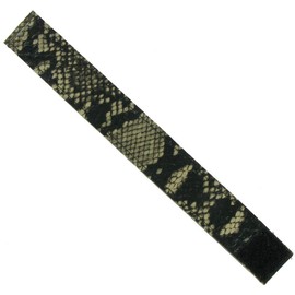 Faux Leather Snake Grain Wrap Bracelet for Women Hook and Loop Fastener