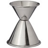 Tablecraft Stainless Steel Jigger, 1 oz and 2 oz, Metallic