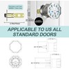 Smart Door Knob with Keypad and Key, Keyless Entry Door