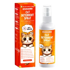NOOROLA Cat Deterrent Spray, No Scratch Spray for Cats, Safe & Natural Anti Scratch Cat Spray Keep Off Cat from Furniture, Fabrics, Plants