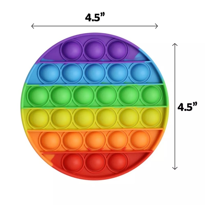 Fenzer B2G1 FREE Fenzer Rainbow Bubble Popper Anti-Stress Fidget Toy