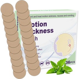 36 PCS Anti - Dizziness Patch, Refreshing Patch Anti Nausea Patches, Relieve Dizziness, Suitable for Those Traveling by Car, Ship Or Plane