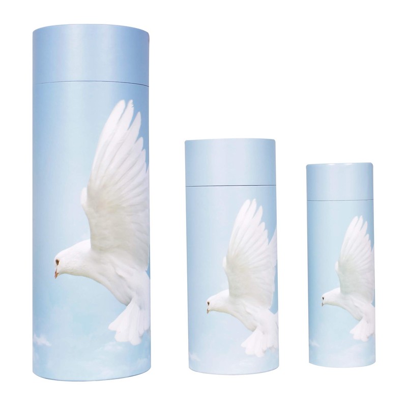 Scattering Ashes Urn, Eco-friendly Biodegradable Cremation Urn Scatter Tube (Flying