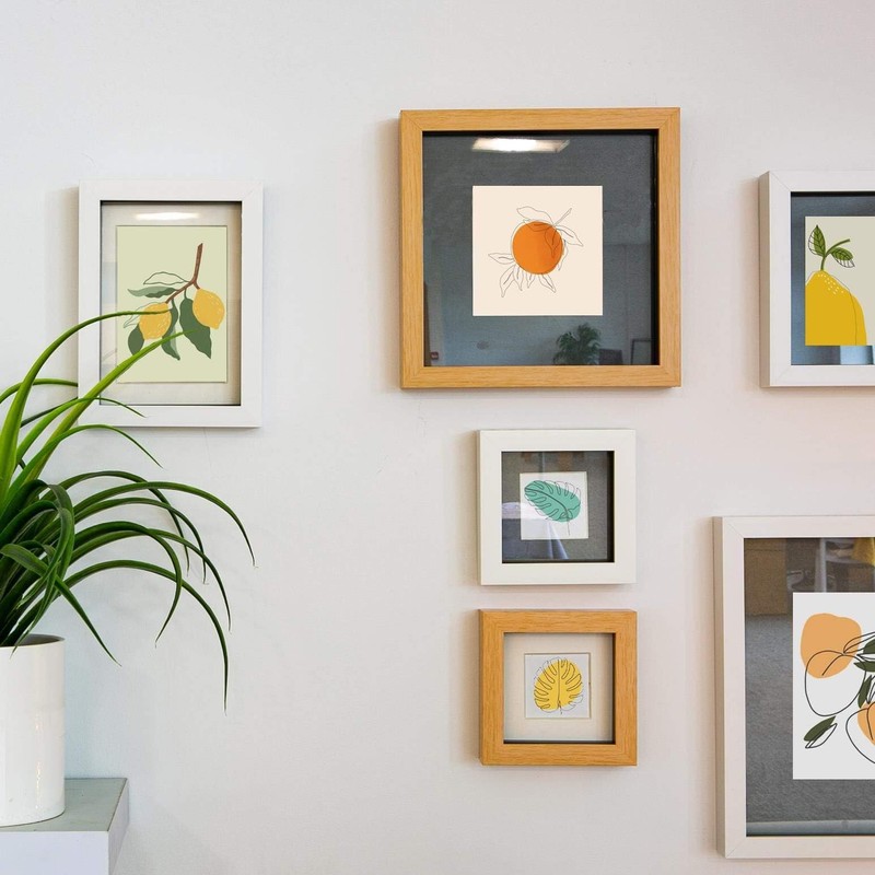 Nicola Spring 10pc Picture Photo Mounts Set - To Fit