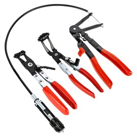 YHNDECO Set of 3 Spring Band Clamp Pliers, Hose Clamp Pliers Car Hose Clamp Pliers for Car Special Tools
