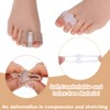 2pcs Toe Separators Bunion Corrector with 2 Loops Big Toe