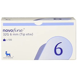 Novofine Needle 0.25 x 6 mm 32 g C100, Pack of 1