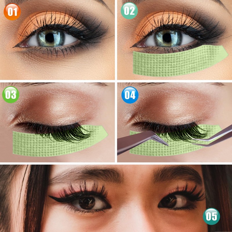 3 Rolls Lash Tape, Adhesive Eyelash Tapes, Makeup Tape, Micropore