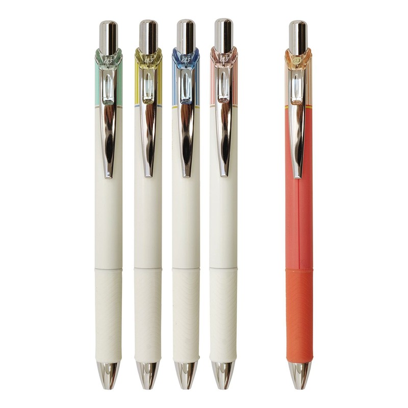 Pentel EnerGel Clena Retractable Liquid Gel Pen, Micro Fine Point