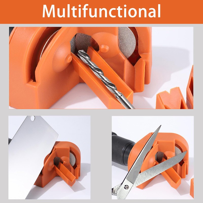 Drill Bit Sharpener，Drill Bit Sharpener for All Bits，Multipurpose Drill Bit