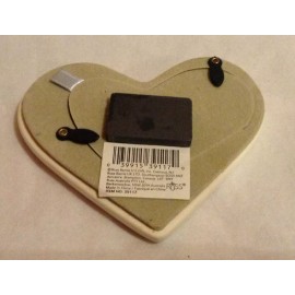 RUSS BERRIE ... MY HEART WILL ALWAYS BELONG TO YOU PHOTO HEART SHAPED MAGNET