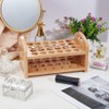 OLYCRAFT Rollerball Perfume Organizer 24 Spaces Wooden Perfume Storage Holder
