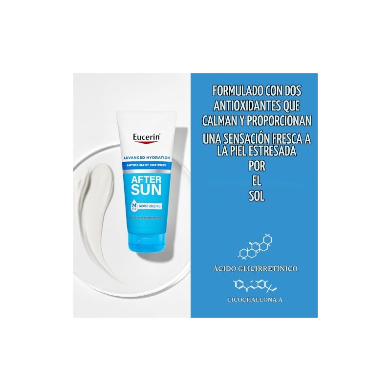 Eucerin Advanced Hydration After Sun Lotion for Face and Body,