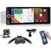 Inefala 6.86" Wireless Carplay Car Stereo Single Din Touchscreen Radio