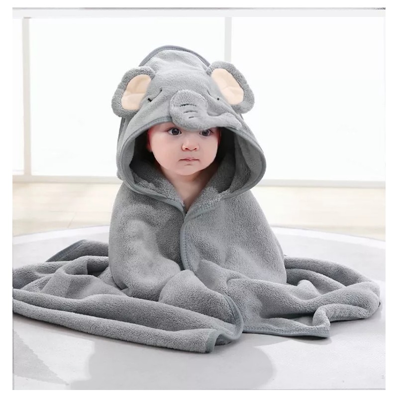 Ugaaiya Toalla Para Bebe Animales Niños Divertidos Franela Frazada