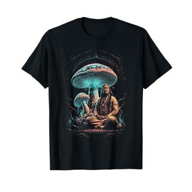 American Mushroom Meditation | Native Indian Zen Spirit T-Shirt